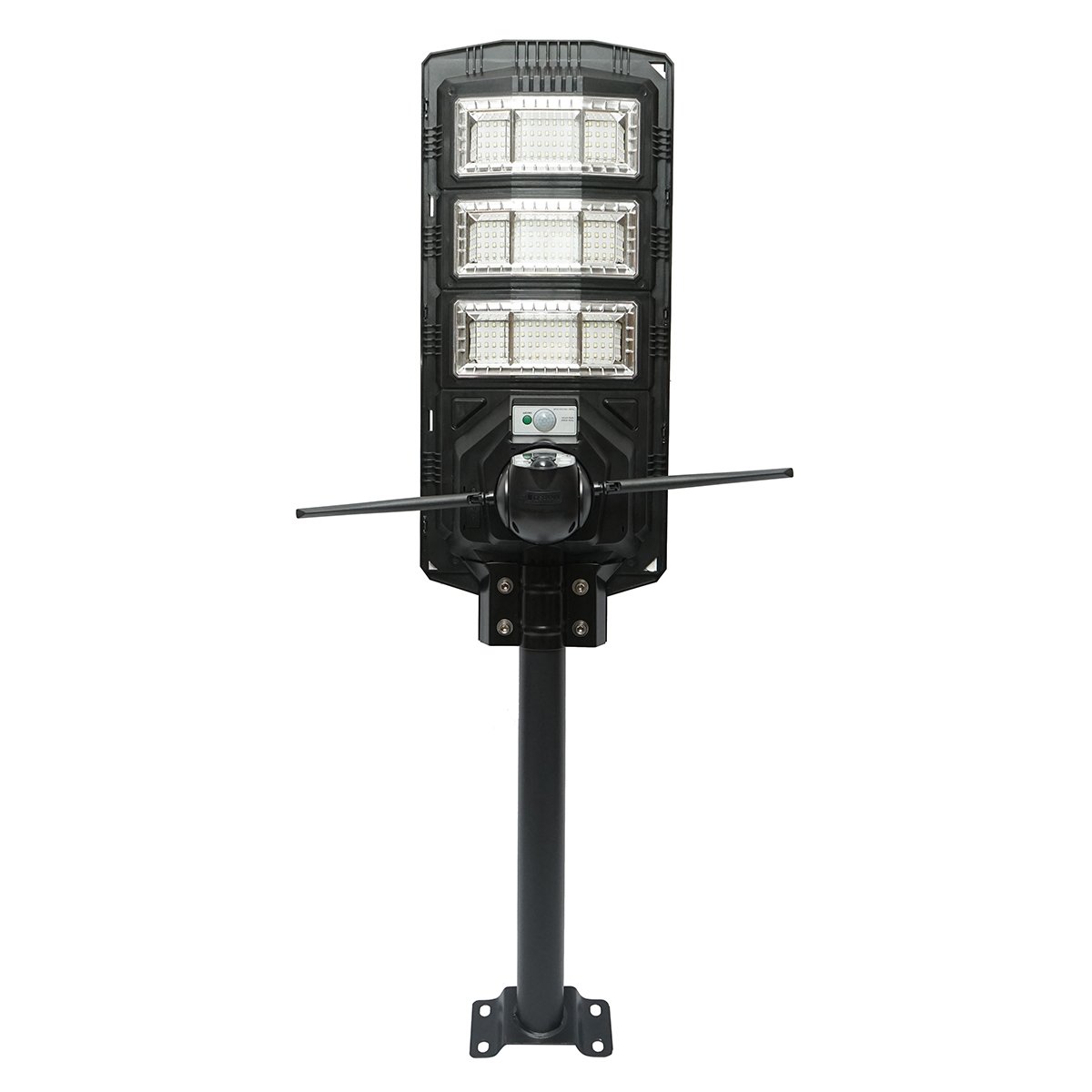 Lampa solara LED 450W, camera supraveghere Ai 4 MP, WIFI, sim 4G cu panou solar 24W, baterie LifePo4 18Ah, rotativa 360, night vision, detectie umana, aplicatie V380 Pro